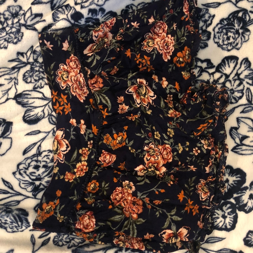 Floral printed shorts